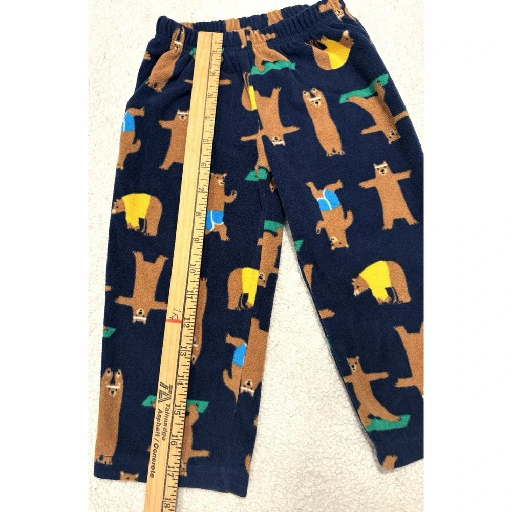 Carters Bear Pajamas‎ 2 Piece Fleece Set Long Sleeve Boys Size 2T